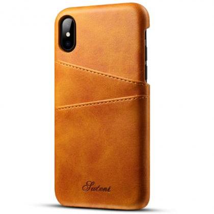 Luxury Leather Card Holder Phone Case For Iphone 6..