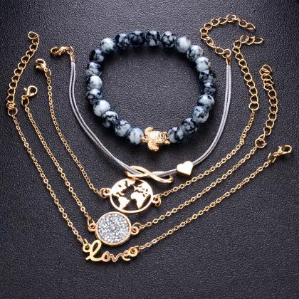 Elegant Fashion Jewelry Infinity Love Beads..