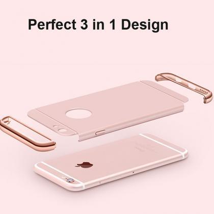 Fashion 3 In 1 Plating Armor Phone Case Cover For..