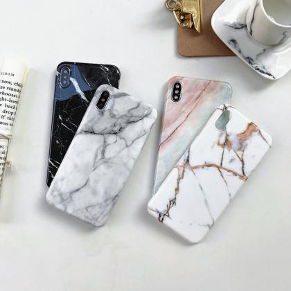 Marble Pattern Soft Tpu Case Cover For Iphone Xs..