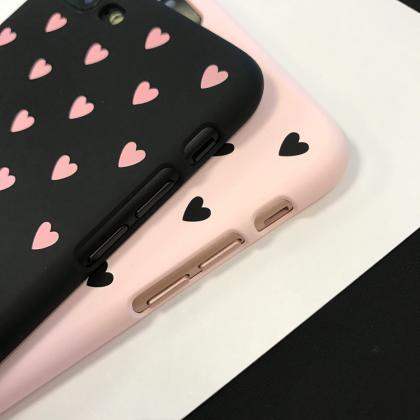 Heart Design Silicone Phone Case
