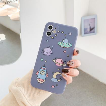 Space Silicone Phone Case