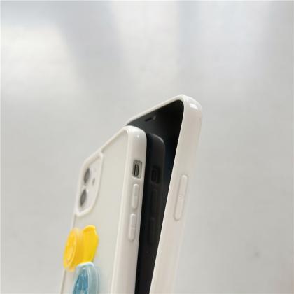Rainbow Smile Clear Phone Case For Iphone 14 13 12..