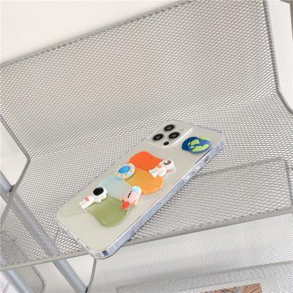 3d Space Clear Phone Case