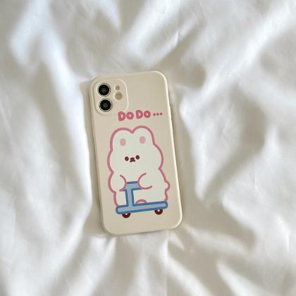 Rabbit Bear Silicone Phone Case For Iphone 14 13..