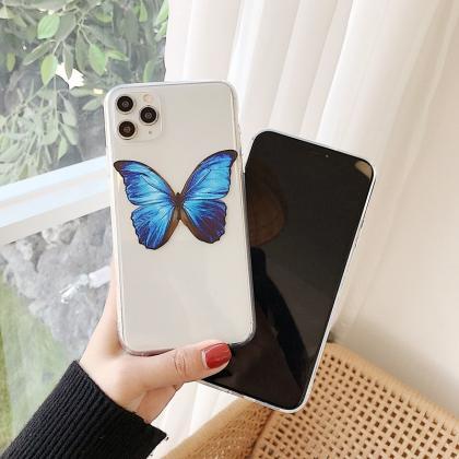 Butterfly Transparent Soft Silicone Cover