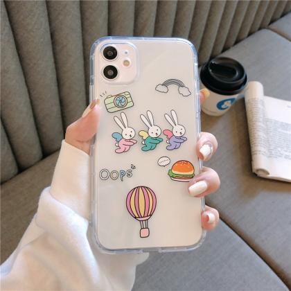 Cute Bear Soft Silicone Phone Case For Iphone 11..
