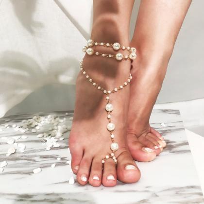 Fashion Pearl Anklet Bracelet Summe..