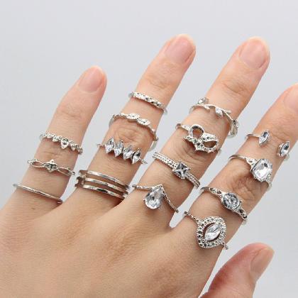 Women's Fashion Knuckle Ring Set