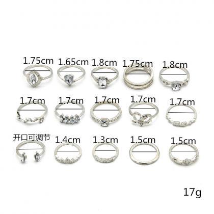 Women's fashion knuckle ring set 