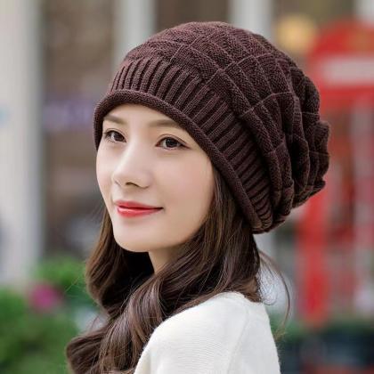 Women Fashion Winter Knitted Hat