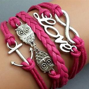 Infinity Bracelet Love Bracelet Owl..
