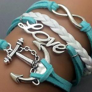 Infinity, Love & Anchor Bracelet Ch..
