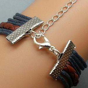 Infinity Bracelet Owls Bracelet Anc..