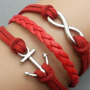 Infinity & Anchor Bracelet Charm Br..
