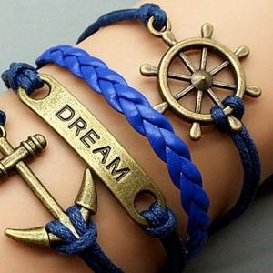 Anchor Dreaw & Helmsman Bracelet Ch..