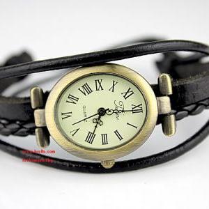 Leather Wrap Watch- Women's Leather..