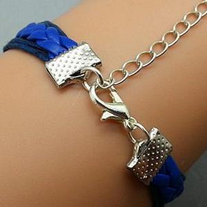 Infinity & Love Bird Bracelet Silve..