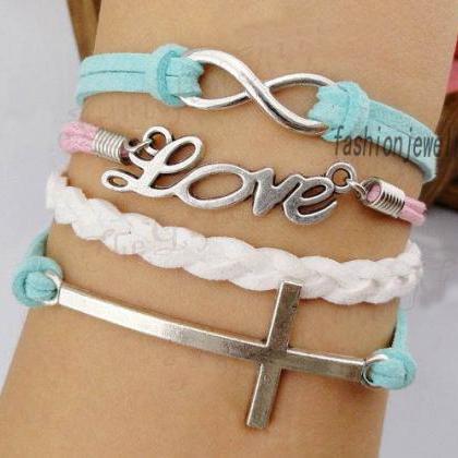 Infinity Bracelet Love Bracelet Cross..