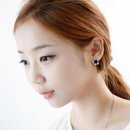 Fashion Jewelry Rinestone Star Earring Cute Ear..