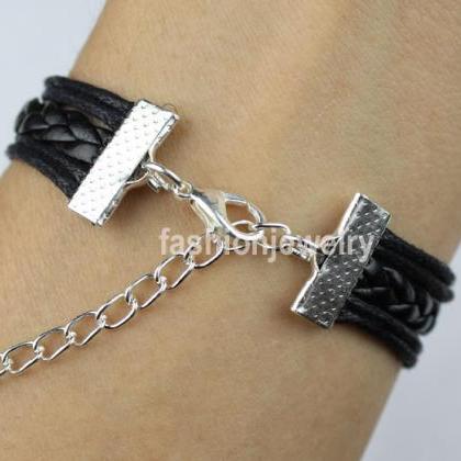 Infinity Bracelet Cross Bracelet-Si..