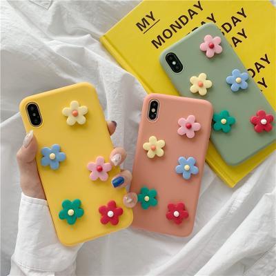 For iPhone 12 Pro Case Flower Case For iPhone 12 Mini 11 Pro Max 8 7 Plus X XS Max XR Soft TPU Bumper Cover