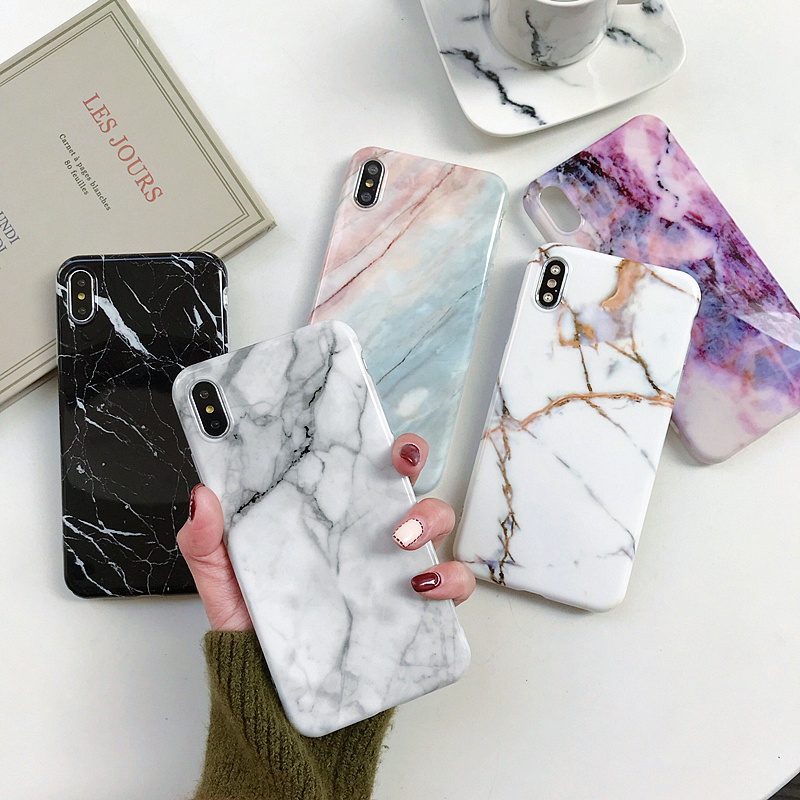 Marble Pattern Soft Tpu Case Cover For Iphone Xs Max Xr Xs X 9 7 6 6s Plus