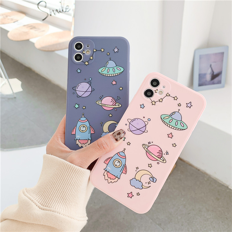 Space Silicone Phone Case
