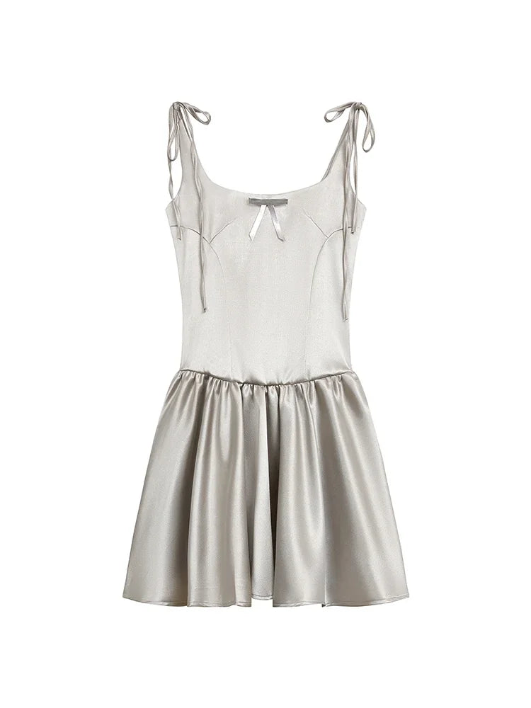 knee length dresses for ladies ONLY GETTING BETTER FAUX LEATHER MINI DRESS – AKIRA main image 0