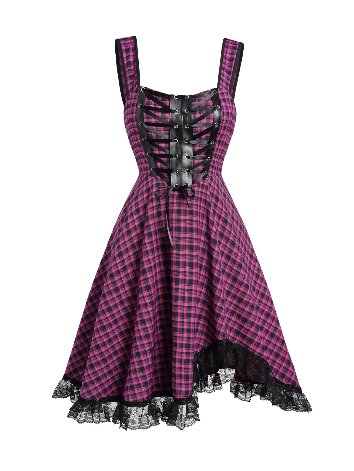 white christmas dresses Harley Tartan Dress- BACK IN STOCK! – Roadkill13 main image 1