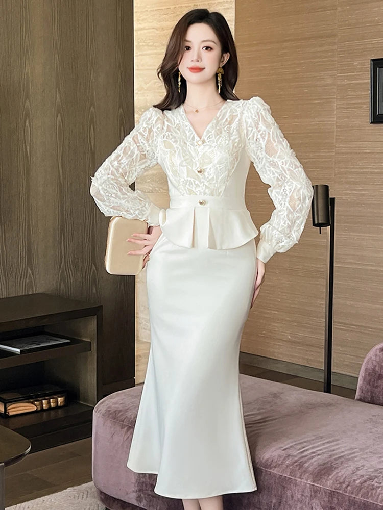strapless open back dress Sopheia Plus Size Dinner Occasion Prom Wedding Evening Dress Peplum Bo –  Pluspreorder main image 1