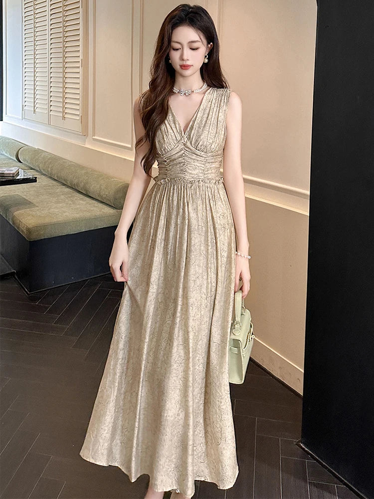 slim fit dress slacks Amanda Gold Bandage Strapless Formal Maxi Dress - US 8 main image 1