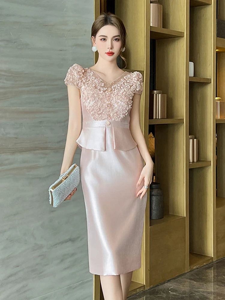 slim fit dress slacks Ivory 3D Floral Lace Wedding Dress with Scoop Corset Bodice – RD033 Ivory / US26W main image 0