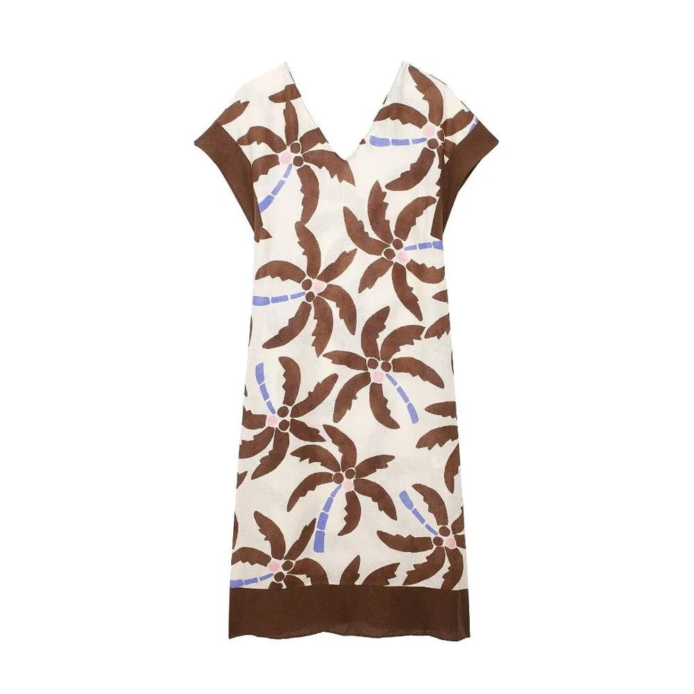 white christmas dresses Adrianna Papell 3D Floral Print Midi Dress - Black Multi main image 0