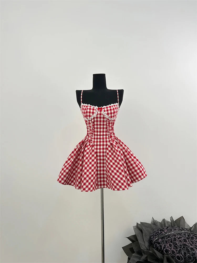 mini pink dress with bow Blooming Serenade Mini Dress– Teuta Matoshi