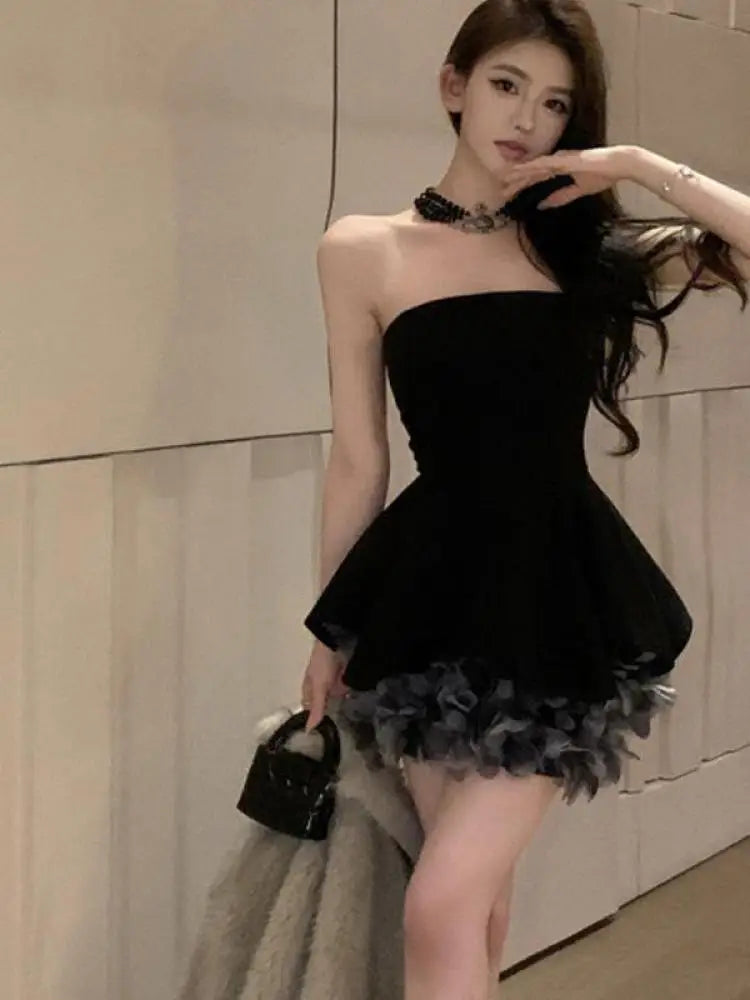 fitted lace wedding dress Buy Charmed Keyhole Dress Black | Fitted Mini Dress | KSUBI main image 1