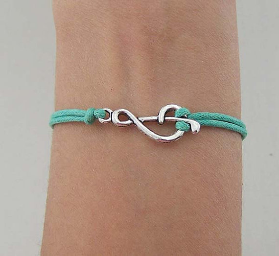 Music Note Friendship Bracelet with Cords