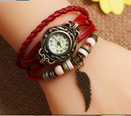 Retro Style Women's Leather Wrist Watch