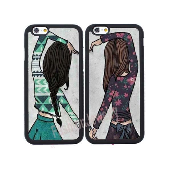 2x Bff Girls Couple Cases For Iphone Xs Max Xr Xs X 8 7 6 6s Plus 5 5s Se 4  4s on Luulla