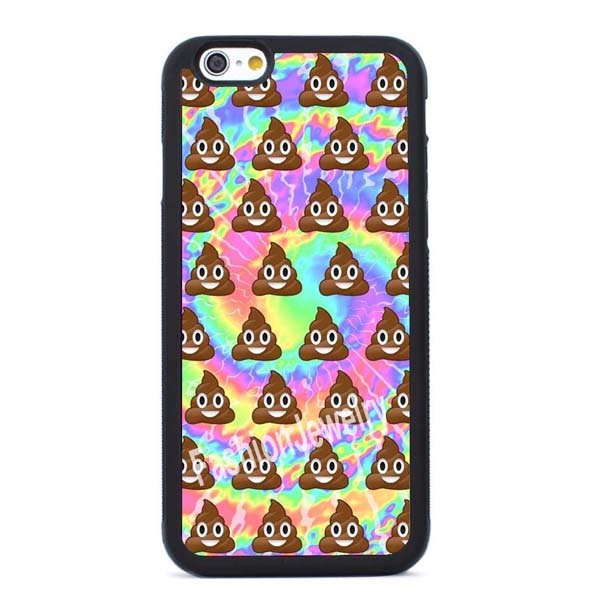 Funny Tie Dye Emoji Poop- IPhone 7 Case,iPhone 7 Plus Case,iPhone 6/6s