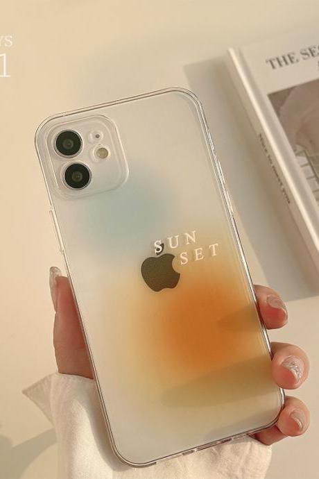 Gradient Clear iPhone Case