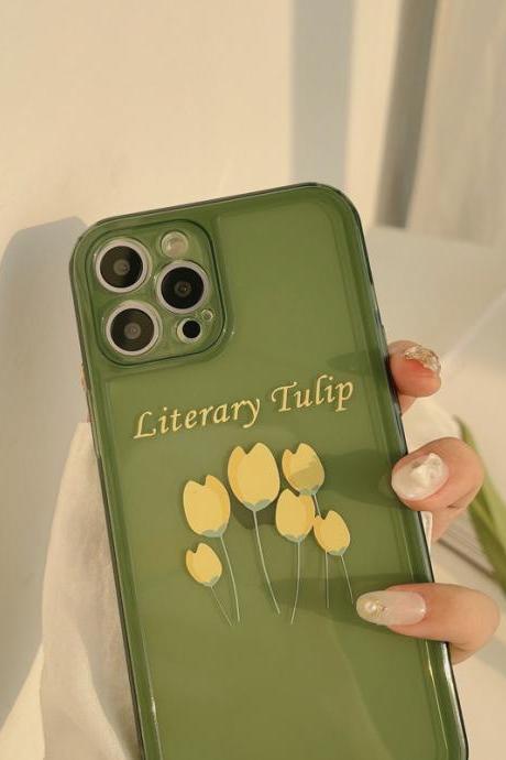 tulips Flower Soft TPU iPhone Case