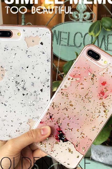 Real Dry Flower Soft Clear Phone Case 