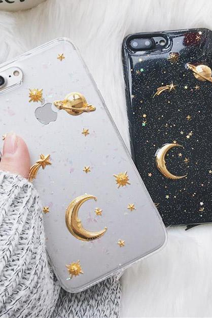 Space Galaxy Silicone Phone Case 