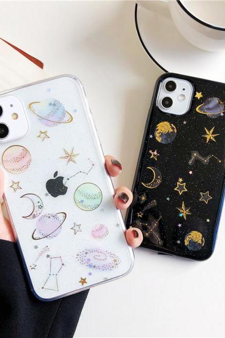 Space Silicone Phone Case 