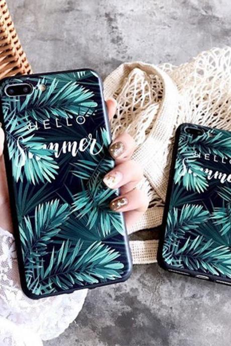 Leaves Silicone Phone Case
