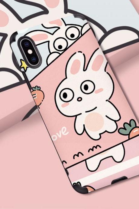 Rabbit Bear Cute Silicone Phone Case