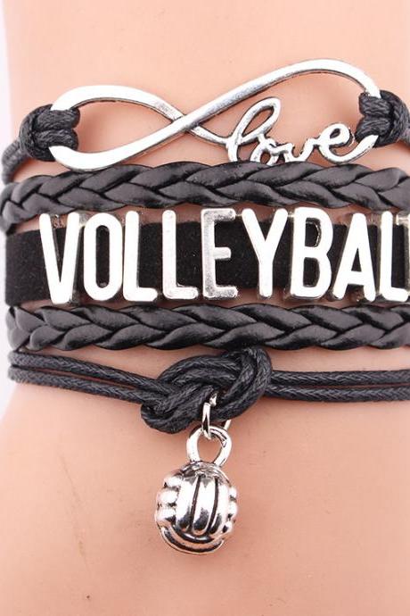 Infinity Love Volleyball Bracelet