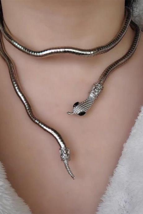 Unique Snake Necklace For Men Women