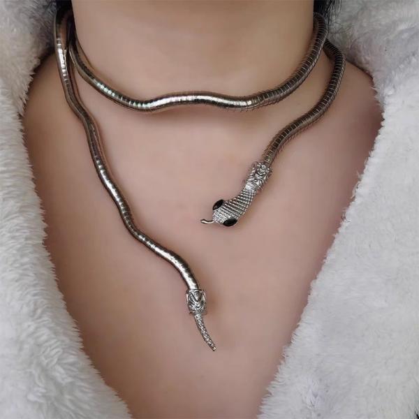 Unique Snake Necklace for Men Women